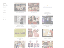 Tablet Screenshot of mattzavala.com